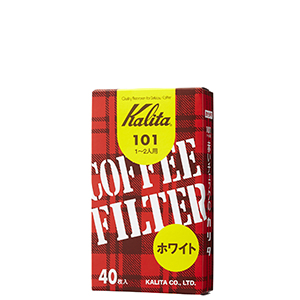 101ロシ ホワイト （40枚） | コーヒー機器総合メーカーカリタ【Kalita】